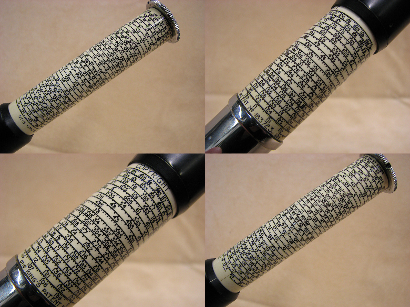 1970's Otis King Model K type C cylindrical slide rule 